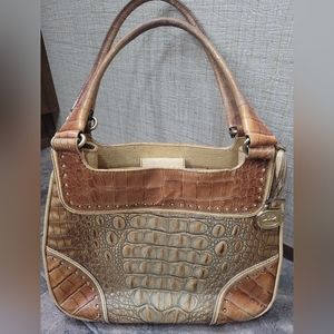 Rare Vintage Brahmin Handbag from the TriColor Collection